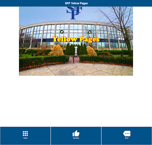 Android application SFP Yellow Pages screenshort