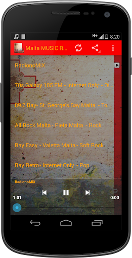 Android application Malta MUSIC Radio screenshort