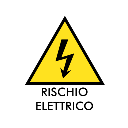 Heading: Rischio elettrico  Icon