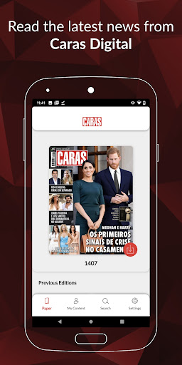 Android application Caras Digital screenshort