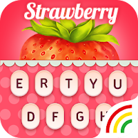 Fruit Keyboard Theme - Strawberry Emoji & Gif