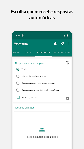 Whatauto - Resposta automática Captura de Tela do Aplicativo Android 2