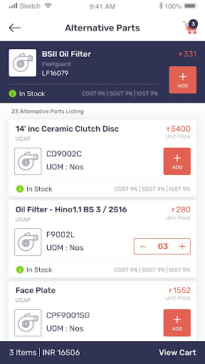 PartSmart for Franchisee Screen 3