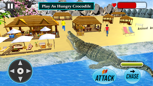 Android application Hungry Crocodile Fury Attack screenshort