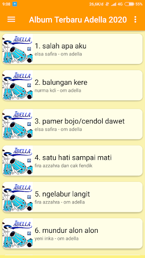 Android application Dangdut Koplo - Adella screenshort