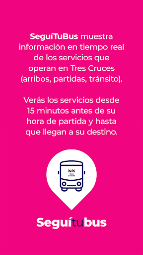 Android application SeguíTuBus screenshort