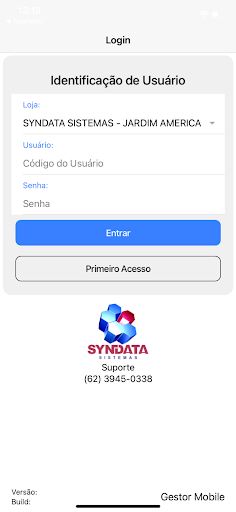 Android application Syndata Gestor screenshort
