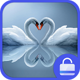 White Swan Lock screen theme icon