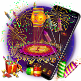 3D Diwali Kandil festival theme icon