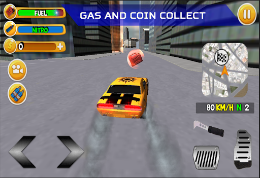 Real Simulator City Car Drive Screen 3