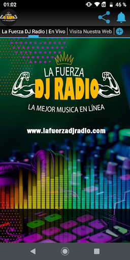 Android application La Fuerza Dj Radio screenshort