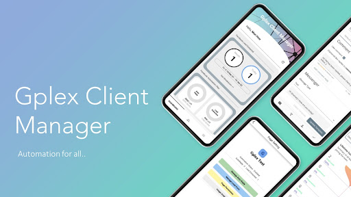 Android application Gplex Client Manager screenshort