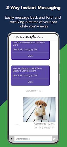 Screenshot of Bailey's Daily Pet Care