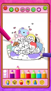 BT21 Coloring Pages