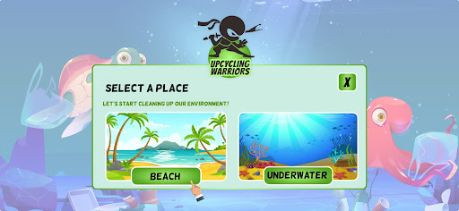 Android application Upcycling Warriors screenshort