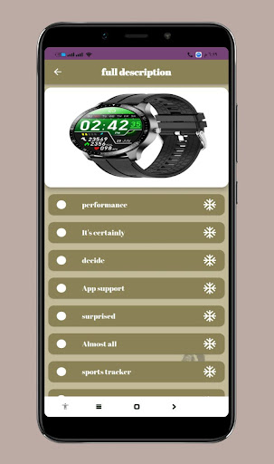 Smart Sport Watch Guide Screen 2