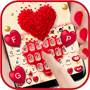 App Download Red Valentine Hearts Keyboard Theme Install Latest APK downloader
