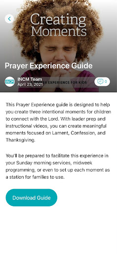myINCM Screen 2