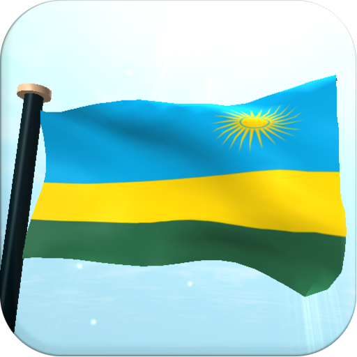 Rwanda Flag 3D Live Wallpaper logo