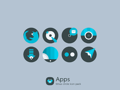 Timus Circle Dark Icon Pack v6.4 APK Patched