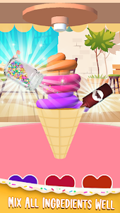 Cone Ice Cream Making Game: Fu