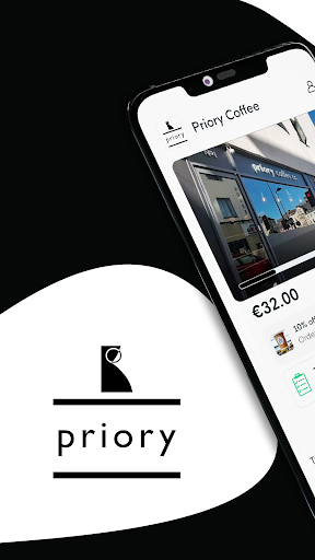 Android application Priory Coffee screenshort