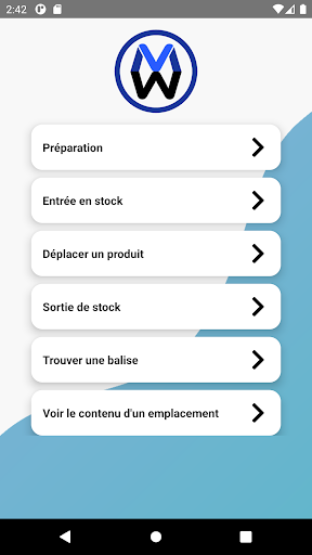 Android application ViwaScanette screenshort