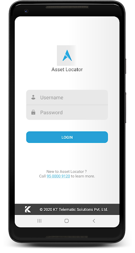 Android application Asset Locator screenshort