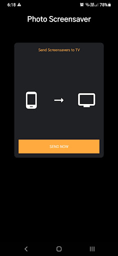 Android application Send Photos to TV screenshort