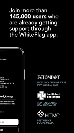WhiteFlag: Mental Health Help Screen 2