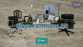 screenshot of Place Furniture AR