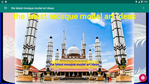 the latest mosque model art ideas