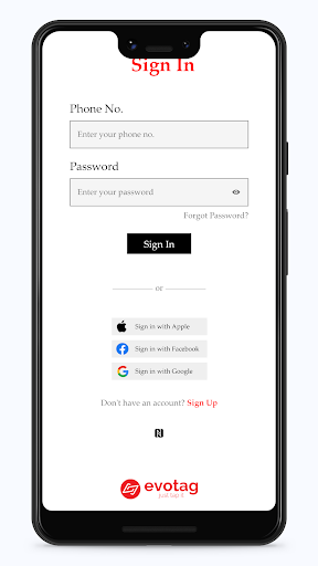 evotags business Screen 2