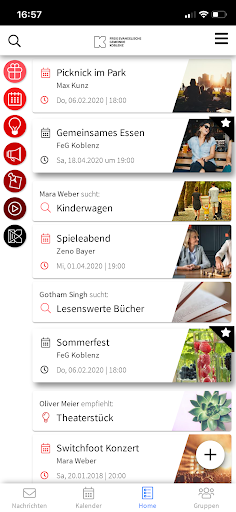 Android application FeG Koblenz screenshort