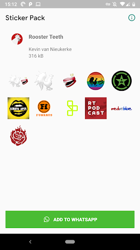 Rooster Teeth - Stickers for W