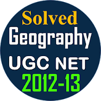 UGC Net Geography Solved Paper