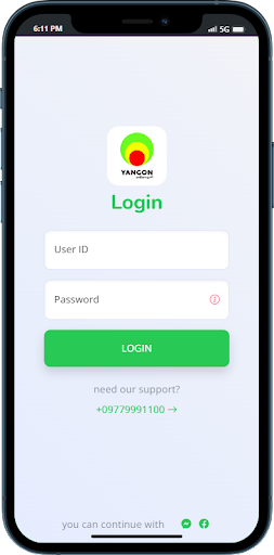 Android application Yangon Internet screenshort