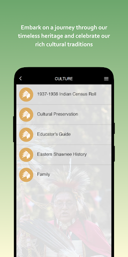 Eastern Shawnee Tribe Screen 3