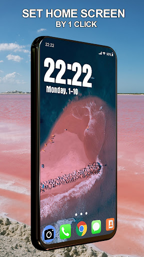 Pink Sands Beach Wallpaper