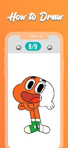Screenshot 2 How to draw Gumball android