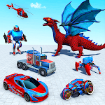 Cover Image of Tải xuống Dragon Robot Transform Games  APK