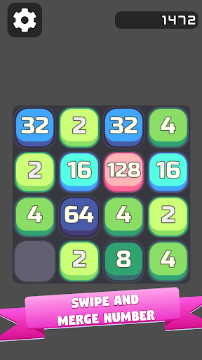 Android application Merge 2048:Easy Puzzle Game screenshort