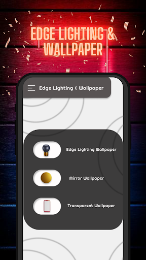 Android application Edge Lighting & Wallpaper screenshort