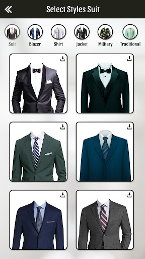 Android application Man Photo Suit Editor & Maker screenshort