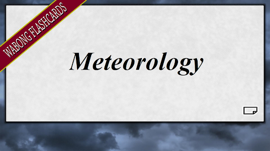 Learn Meteorology App