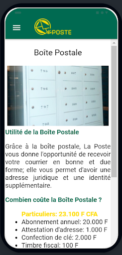 Maposte Screen 3