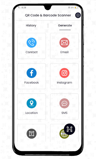 Android application QR Code & Barcode Scanner screenshort