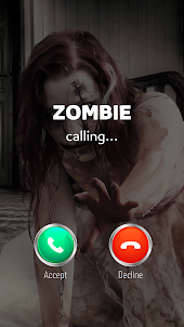 Zombie video call prank