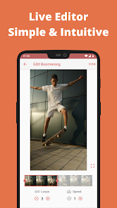 Imágen 2 Boomerit Vídeo Boomerang Bucle android