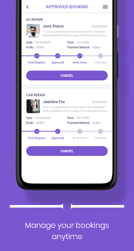 Workezy Service Provider Screen 2